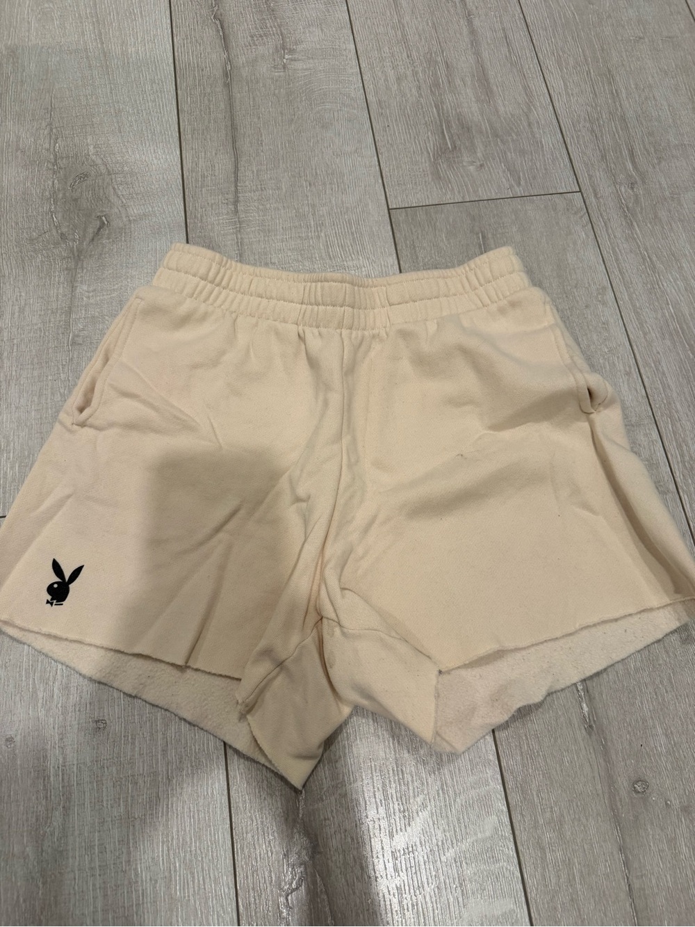 PacSun Cream Playboy Bunny Lounge Shorts